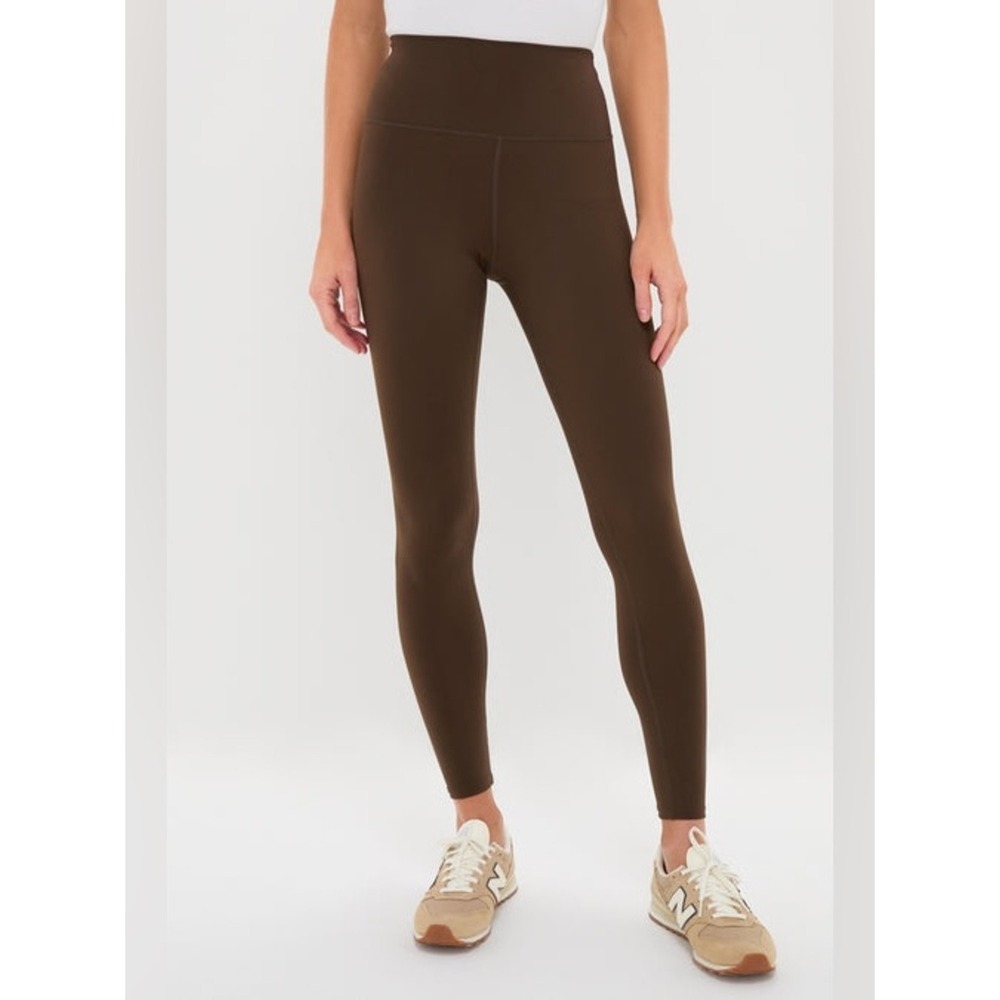 Tuckernuck Sport Mackenzie Leggings Chocolate Brown High Rise Compression Small